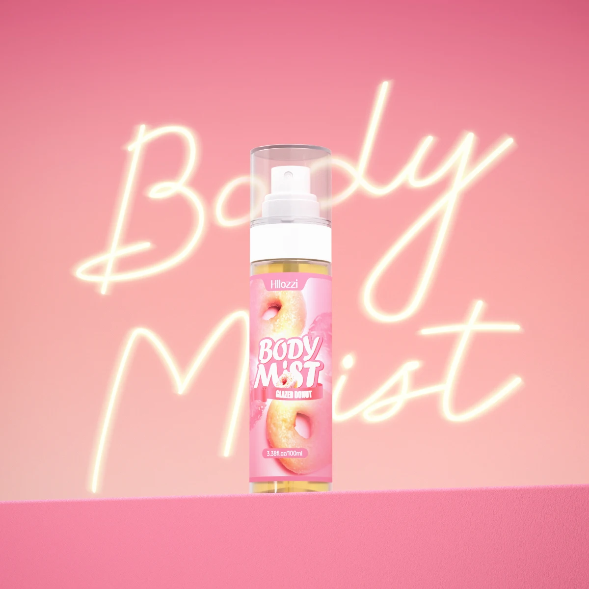 3,38 fl.oz Donut Cake Body Fragrance Mist Feuchtigkeitsspendender Gesichtsfeuchtigkeitsnebel hellt die Haut auf, ideales Valentinstagsgeschenk Image