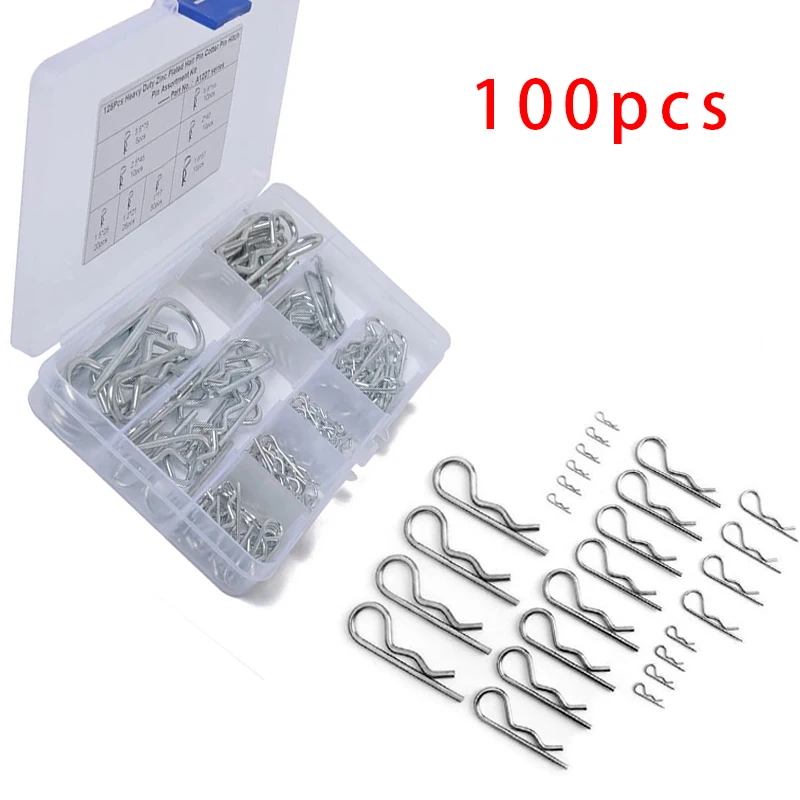 Sicherheitsnadel, Splinte, Clip, Splinte, Metall, Welle, Typ R, Typ, Versicherung, Sicherheits-Hardware, Befestigungselement, Kohlenstoffstahl, festes Zubehör Image