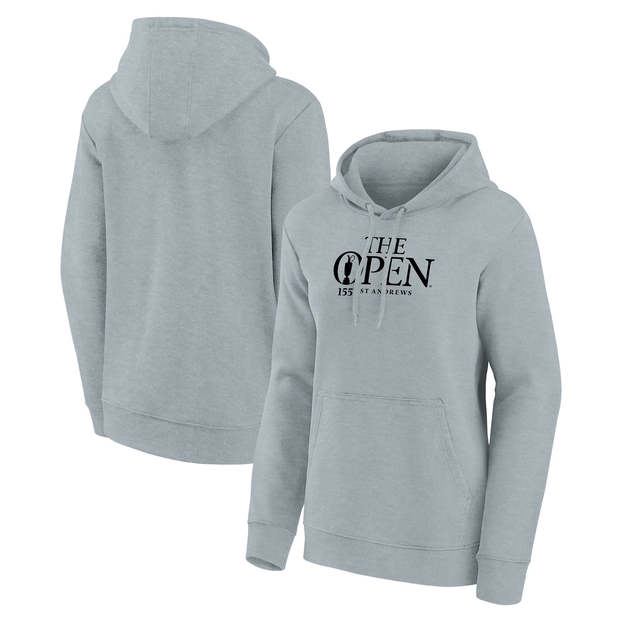 The 155th Open St Andrews Hoodie mit Wortmark-Grafik – Sportgrau – Damen Image