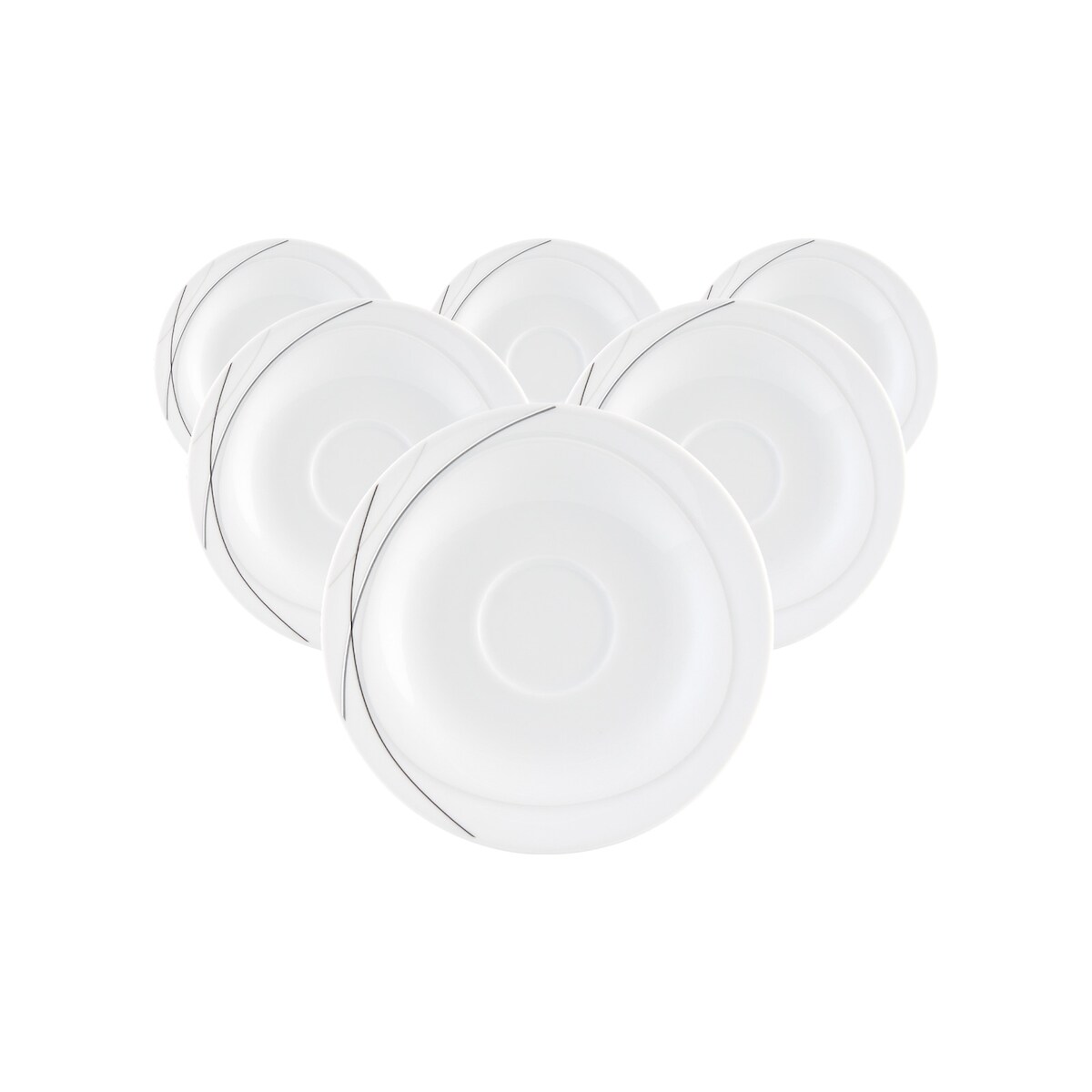 Seltmann Weiden Trio Highline Kombi-Untertasse ø 16 cm 6er Set Image