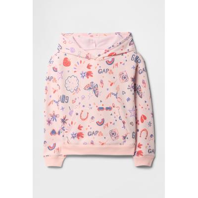 Gap Girls Pink Vintage Relaxed Hoodie (4-13yrs) - Pink