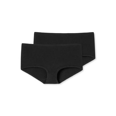Hüftpanty SCHIESSER "95/5", Damen, Gr. 42, schwarz (000, schwarz), Single Jersey, Obermaterial: 95% Baumwolle, 5% Elasthan, unifarben, körpernah, Unterhosen, mit flachen Nähten Image
