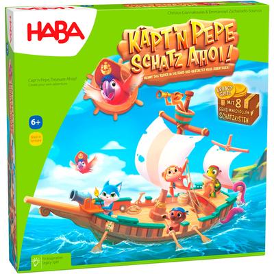 Spiel HABA "Käpt'n Pepe, Schatz ahoi", bunt, Spiele, Kinder, Holz, Pappe, Made in Germany