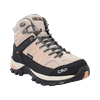 Wanderschuh CMP "RIGEL MID WMN TREKKING SHOES WP", Gr. 39, sabbia, salmone, Leder, sportlich, Schuhe, wasserdicht