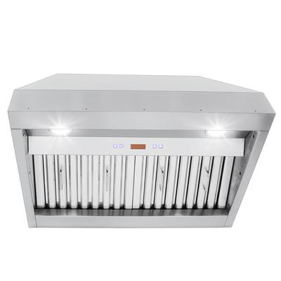 Insert Range Hood for Custom Range Hoods, 1000 CFM, Stainless Steel Finish| Proline PLFL 832 / 34 inches wide (for 36 inch range hoods)