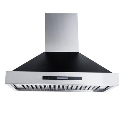 Proline King Air with Stainless Steel, White and Matte Black Finish - Dream Home Series - 550/1200 CFM, Wall-Mounted Range Hood / 48 inches wide / White