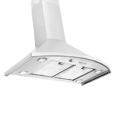 Wall Mounted Range Hood, Ducted, 600 CFM, Stainless Steel Finish, Black Finish | Proline Vector / 36 inches wide / Stainless Steel