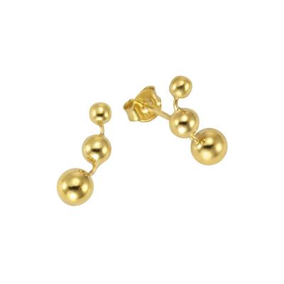 Celesta Gold - Ohrstecker 333/- Gold Ohrringe 1 ct Weiss Damen