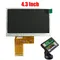 Auto 4,3-Zoll-LCD-Bildschirm Display TFT LCD-Bildschirm Display 40 pins HD 4,3*480 Reparatur Ersatz Monitor Auto Elektronik Zubehör