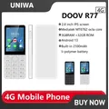 UNIWA DOOV R77 4G Telefono Mobile Smart Touch Screen Android 13 Tastiera Telefoni 2.8 "3GB + 32GB