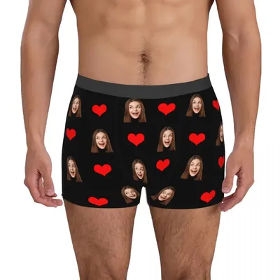 Halloween-Valentinstagsgeschenk, individuelle Boxershorts für Männer, Ehemann, Freund, Image