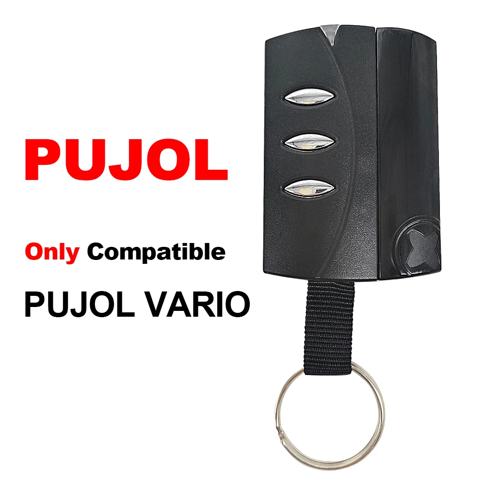 Pujol vario garagentor fernbedienung 433,92 mhz rolling code gate schlüssel anhänger Image