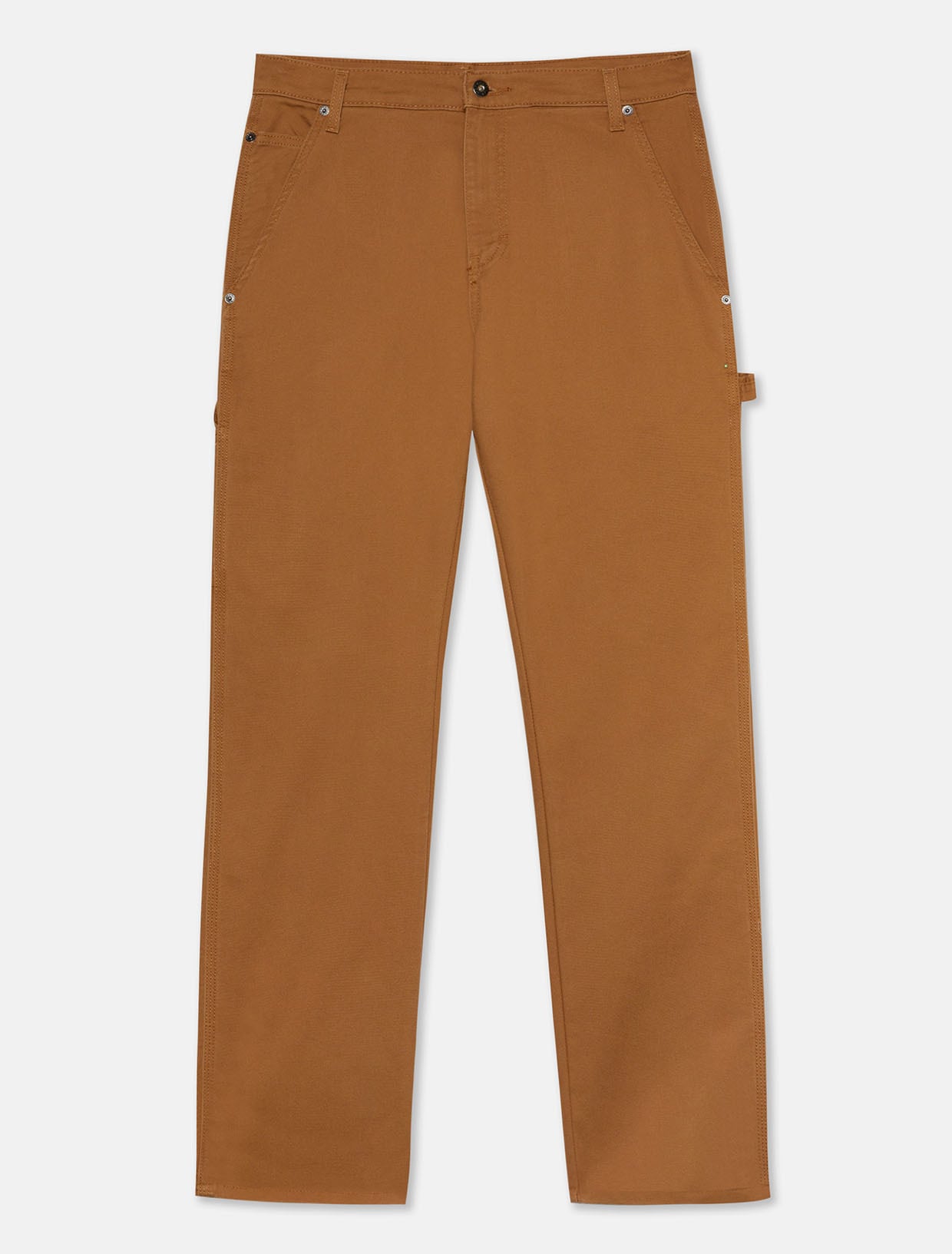 Arbeitshose DICKIES "Dickies Workwear Hosen DUCK CARPENTER TROUSERS", Herren, Gr. 34x34, Länge 34, braun (braun duck), Obermaterial: 65% Polyester, 35% Baumwolle, Hosen Image