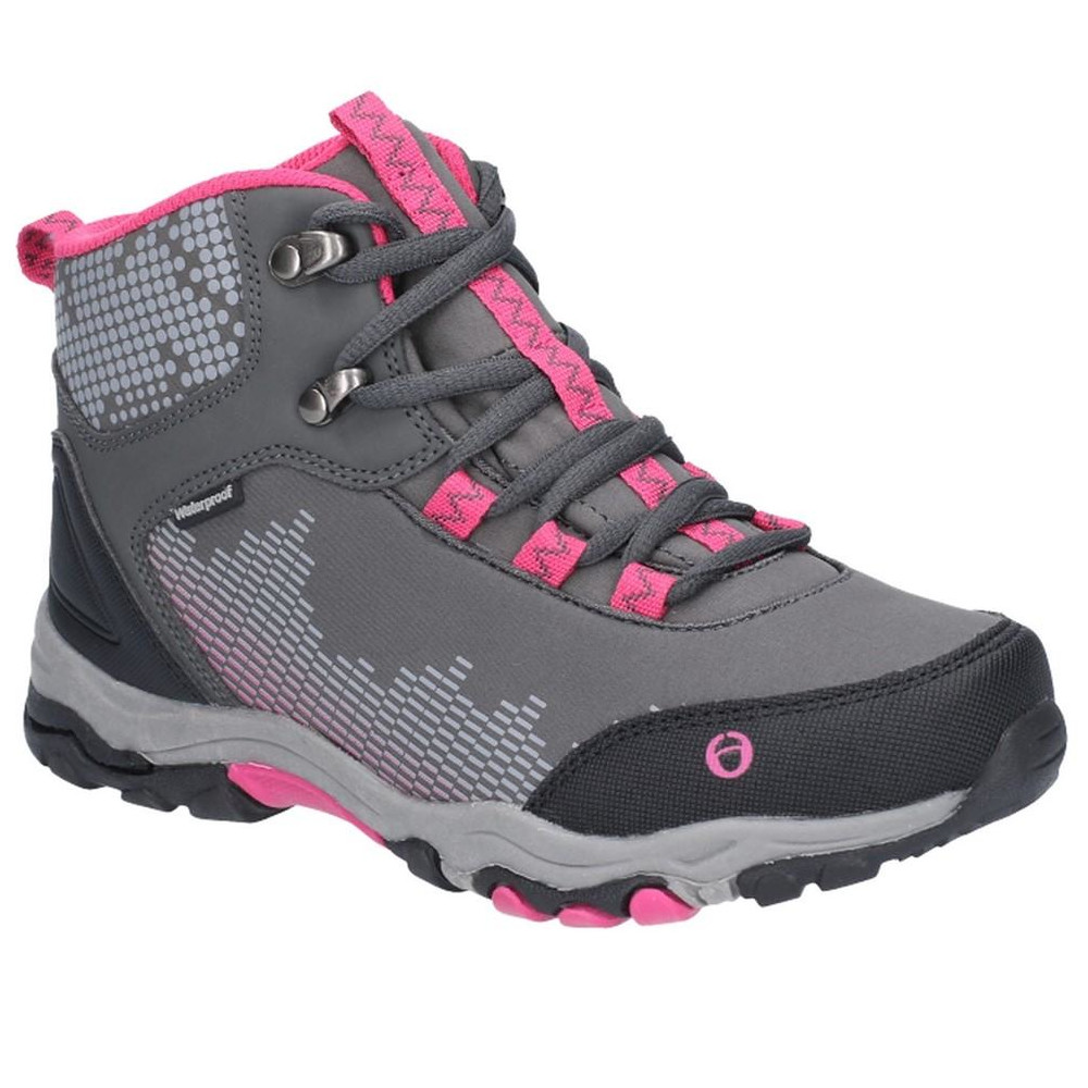 Cotswold - Kinder Wanderstiefel "Ducklington" (Grau/Pink) Image