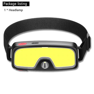Night Fishing Camping Working Headlights Outdoor Cycling Lights USB Rechargeable Night Running Lights High-Gloss Headlights Silicone Lights