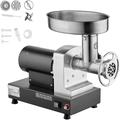 Mophorn - Tritacarne , 9 libbre/min, elettrico con lama e piastra, macchina per salsicce, acciaio