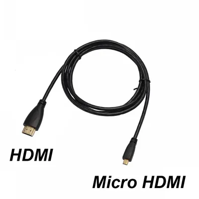 1m/2m/3m/5M/10M V1.4 M/M HDMI-Compatible to Micro HDMI Audio Video Cable 1080p 1440p For HDTV PS3