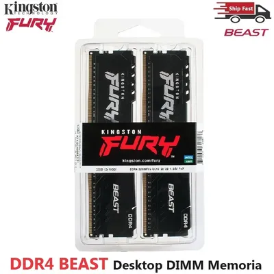 Kingston BEAST DDR4 DIMM RAM Set Desktop Memoria 16GB(2x8GB) 32GB(2x16GB) Kit ram 2666MHz 3200MHz