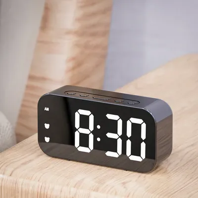 Sound Control LED Alarm Clock Sound Control Temperature Clock Electronic Digital Clock
