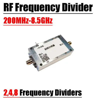 200M-8.5GHz RF divider frequency dividers Divide BY 2 4 8 Prescaler Module High frequency signal