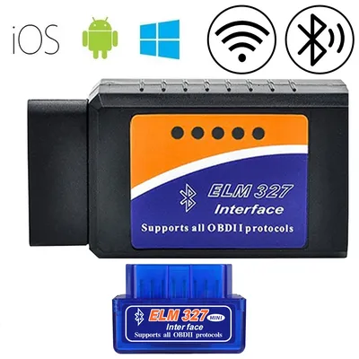 OBD2 Scanner ELM327 Car Diagnostic Detector Code Reader Tool V1.5 WIFI Bluetooth OBD 2 for Android