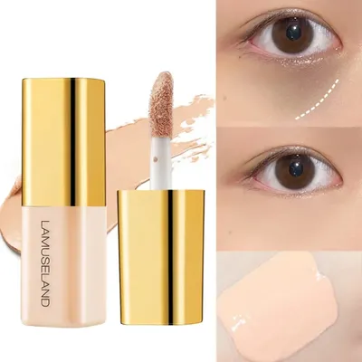 Mini Oil Control Matte Liquid Concealer Moisturize Full Coverage Invisible Pores Dark Circles