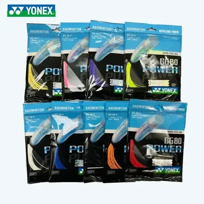 YONEX Badminton Racket String Yy BG80 POWER (0.68mm)Endurance High Elastic Professional Training