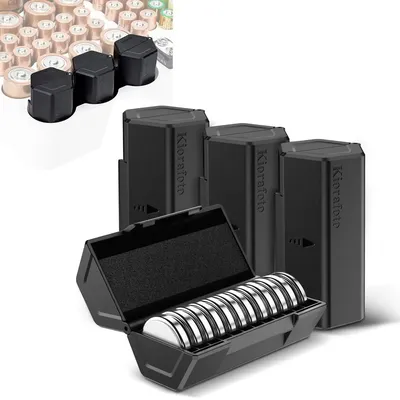2/4 Pack CR2032 CR2025 CR2016 Battery Case Coin Battery Case Organizer for 24/48 x