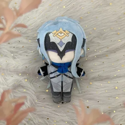 20cm Genshin Impact Fatui Doctor Dottore Cosplay Doll Toy Plush Cosplay Anime Game Dolls Kids Xmas