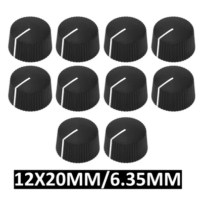 DAIERBUMP 10PCS Aged White Vintage Barrel Guitar Amplifier Knob Speaker Volume Control Effect Pedal