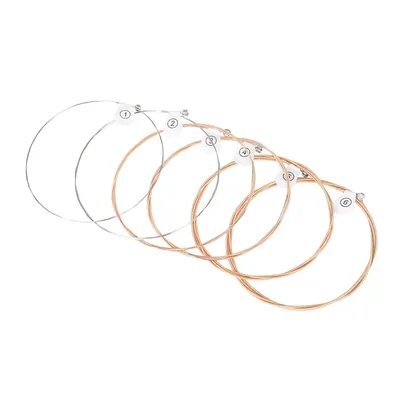 String Folk Guitar Strings Soft 1 Set(6pcs) Easy To Push Down Resistant To Breakage Children