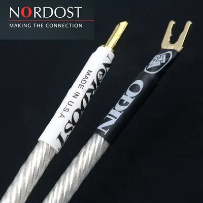 4PCS Nordost ODIN sterling silver jumper audio cable over machine line fever speaker cable speaker cable