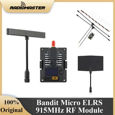 RADIOMASTER Bandit Micro ExpressLRS FCC 915MHz RF Module BR3 Receiver Moxon Antenna For Remote