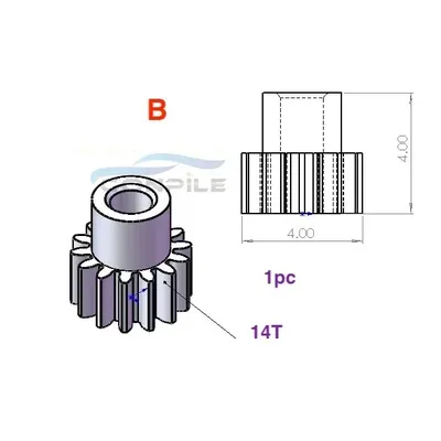 1pc gear for Sony cd d100 audio player cassette deck tape recorder