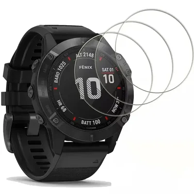2PCS 9H Premium Tempered Glass For Garmin Fenix 6 6S 6X martWatch Screen Protector HD Film For Fenix