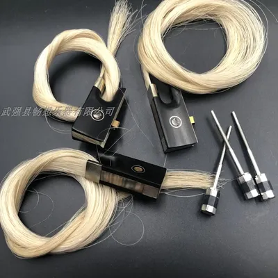 Grade A ebony 1 set Indonesian violin/cello bow frog Install screw bow horse hair 3/4-4/4 size,