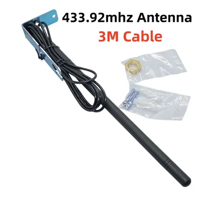 Universal 433MHz 3M cable Antenna for gate garage Radio Signal Booster Repeater Outdoor Waterproof