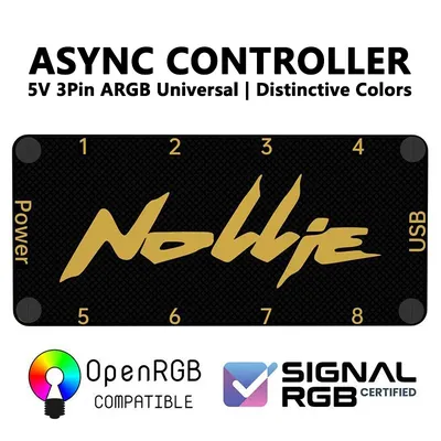 Nollie SignalRGB OpenRGB Universal 5V 3PIN ARGB Asynchronous Controller HUB For Computer PC Case