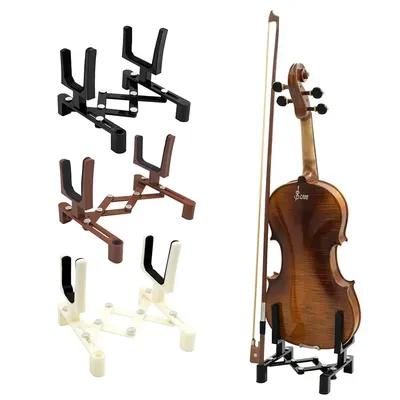 Adjustable Violin Stand Holder Portable Full Size Stringed Instrument Accessories Retractable