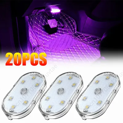 1-20PCS Skateboard Lights Longboard Fluorescent LED Flash Night Glowing USB Rechargable Scooter