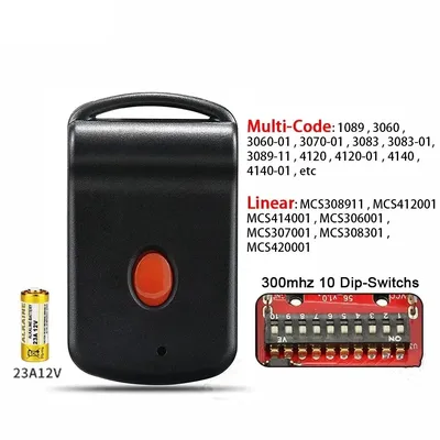 Multicode 3060 3089 308911 1089 4120 Linear MCS308911 MCS412001 MCS414001 MCS308301 300mhz Garage