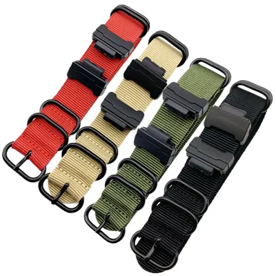 Nylon strap for G-shcok DW-5600 6900 GA-110 GW-M5610 DW-9052/GLS-8900 series strap + 16mm terminal