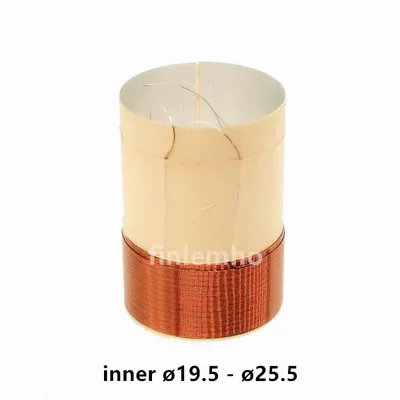 1PC Speaker Voice Coil Inner 19.5-25.5mm Woofer Bass Repair Parts With Copper Wire Aluminium Bobbin