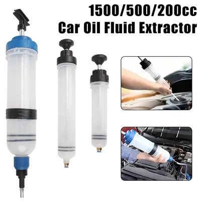 200cc 500cc 1500cc Fuel Transfer Filling Syringe Injecting Pump Suction Vacuum Brake Liquid Manual