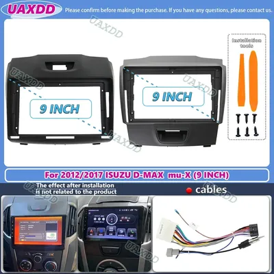 For 2012 Isuzu d-max d max 9inch radio android stereo frame panel fascia dashboard audio player