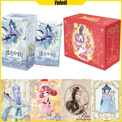 KAYOU YeLoli Cards Leaf Loli Linglong Gift Box Anime Collection Cards Mistery Boxes Board Games Toys