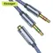 ESSAGER Aux Cable Headphone Audio Splitter 3.5mm Female to 2 3.5mm Jack Male Aux Cable For Computer Speaker Mic Y Splitter to PC