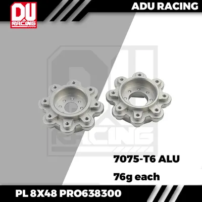 ADU RACING 7075-T6 Wheel Adapter 5.7 Inch 8x48 24mm Wheel Adapter for PL ProLine 5.7 Wheel widen 5mm