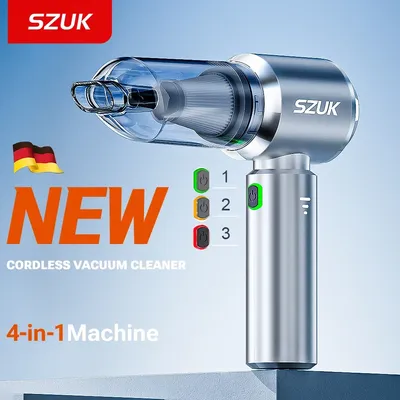 SZUK Mini Car Vacuum Cleaner Portable Powerful Cleaning Machine Strong Suction Handheld for Car