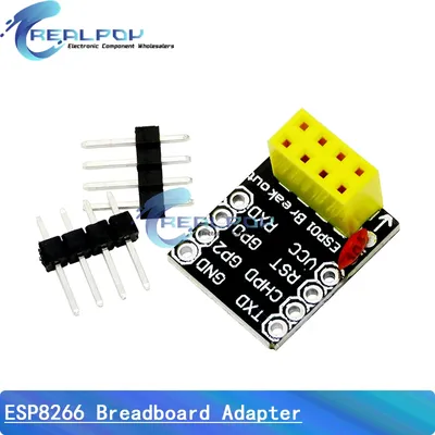 ESP8266 Breadboard Adapter for ESP-01 ESP-01S Model of the ESP8266 Serial To WiFi Transceiver Module